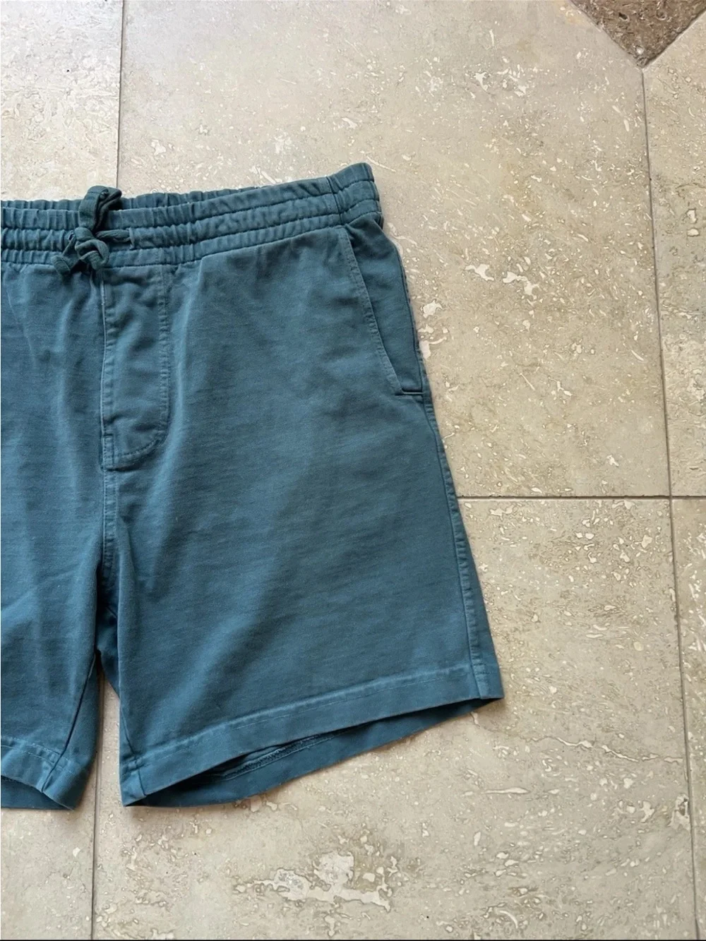 American Giant Men's Green 100% Cotton Sweat Shorts Size Large